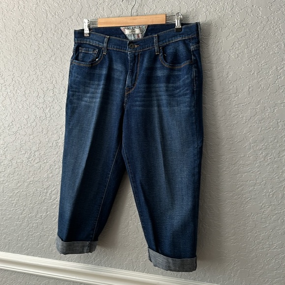 New women’s Levi’s blue capris size 12 - Picture 2 of 8